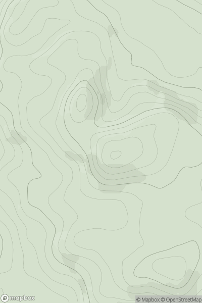 Thumbnail image for Carn na Beiste [Loch Maree to Loch Broom] showing contour plot for surrounding peak